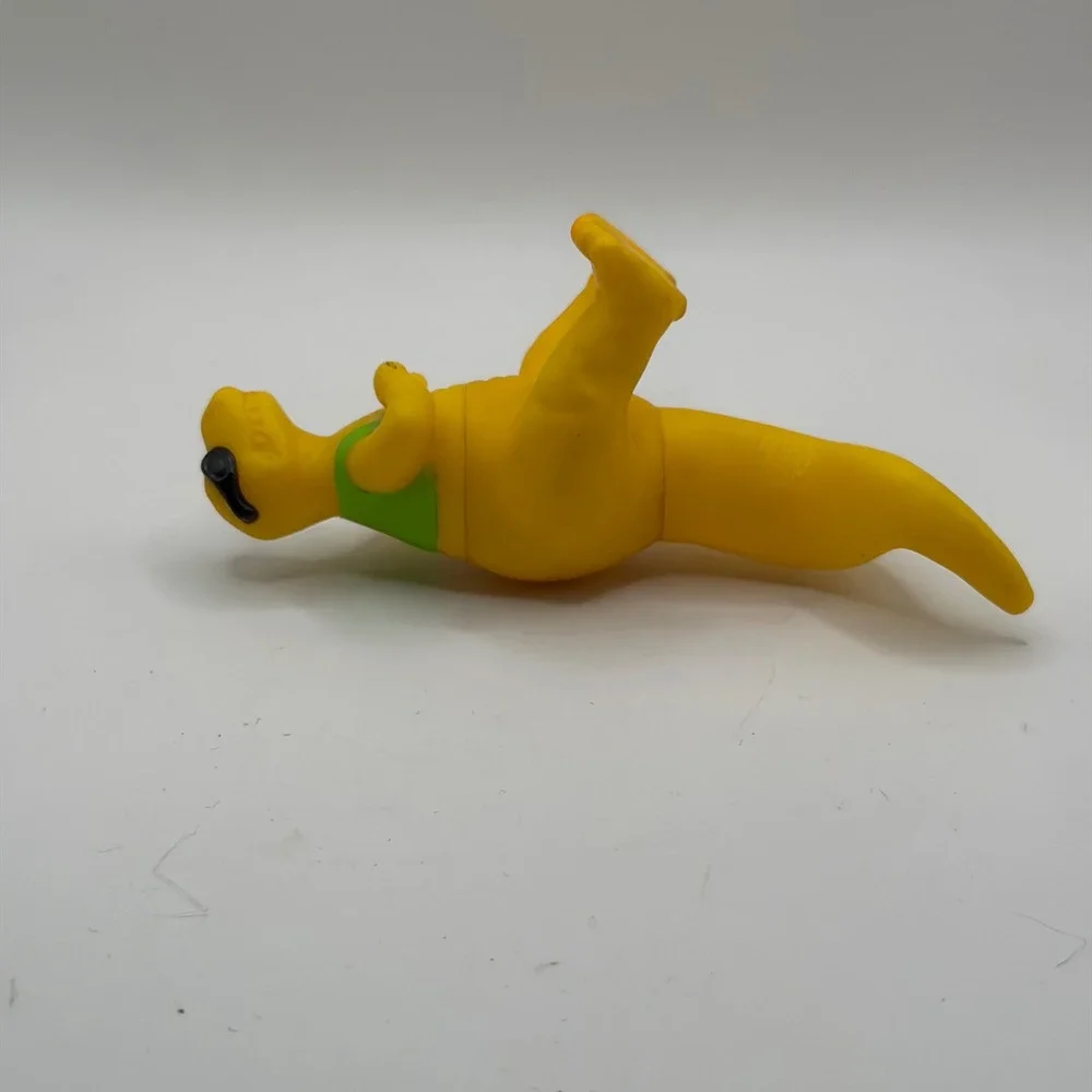 Vintage Arby's Yellow T-Rex Dinosaur Figure Sunglasses Green Tank Top Toy V15